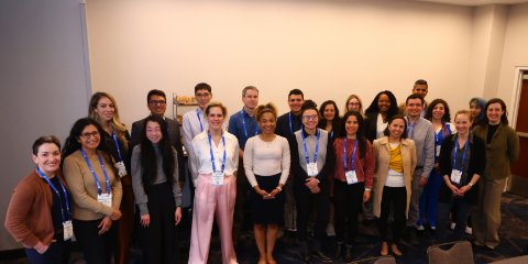 a group of APAF fellow posing for a group photo