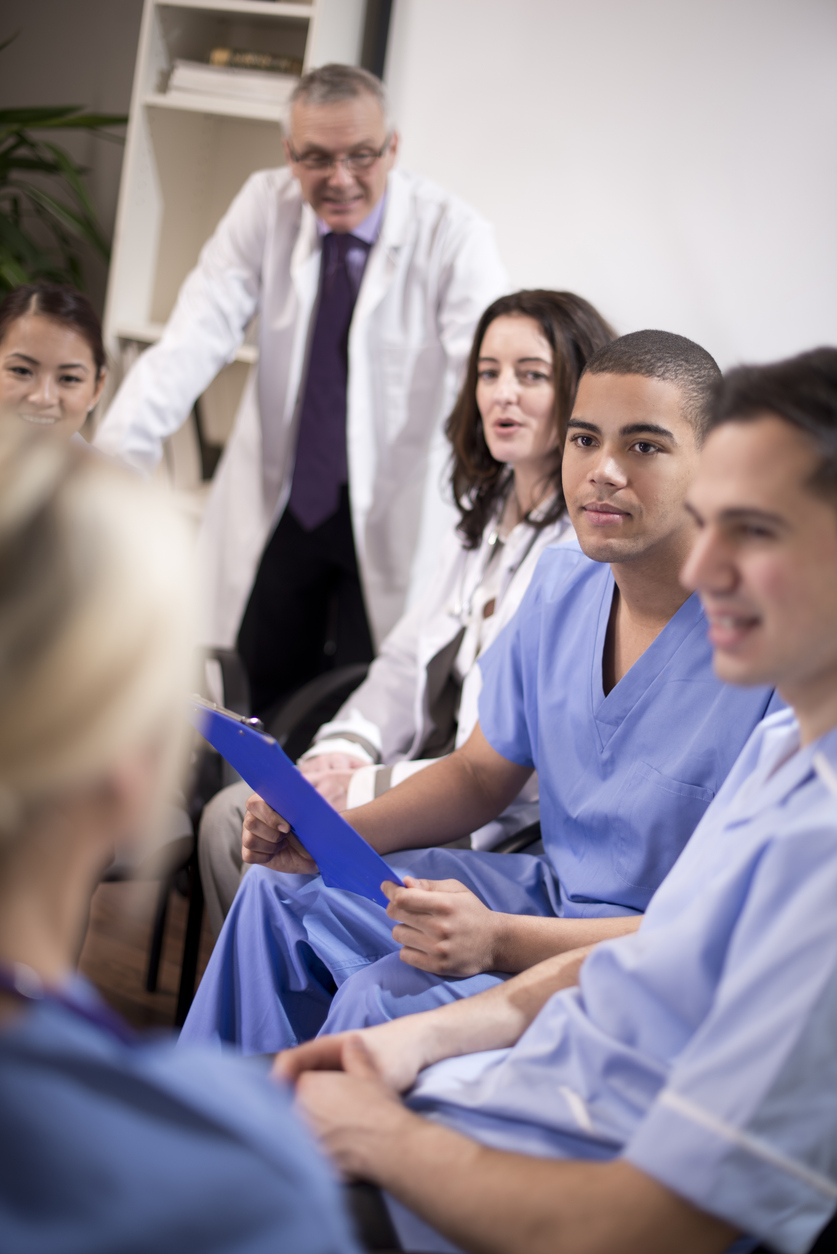 medical team in meeting