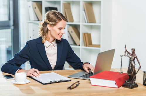 Woman on laptop