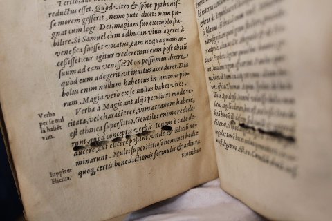 Close up photo of a book